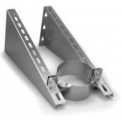 Кронштейн-хомут L500 TMF ф200, с регулировкой